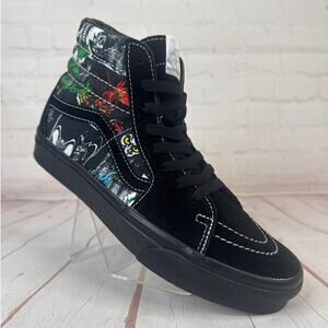Vans x Disney SK8-Hi 100 Villains Black Shoes Mens Size 7.5/Women's Size 9